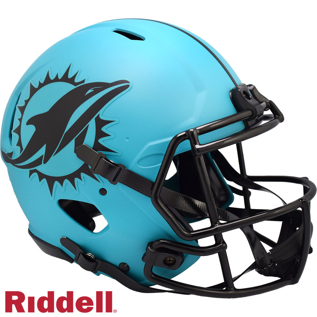 Miami Dolphins Helmet Riddell Authentic Full Size Speed Style Rave Alternate