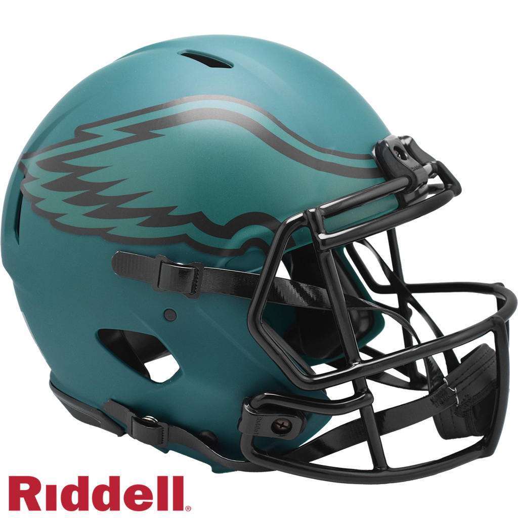 Philadelphia Eagles Helmet Riddell Authentic Full Size Speed Style Rave Alternate