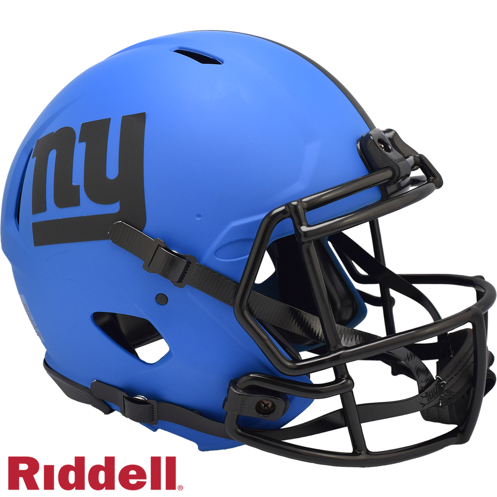 New York Giants Helmet Riddell Authentic Full Size Speed Style Rave Alternate