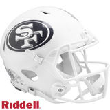 San Francisco 49ers Helmet Riddell Authentic Full Size Speed Style Salute To Service 2024