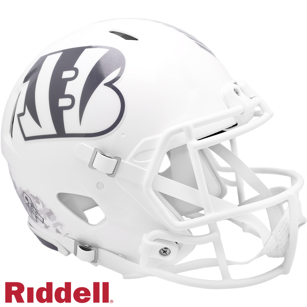 Cincinnati Bengals Helmet Riddell Authentic Full Size Speed Style Salute To Service 2024