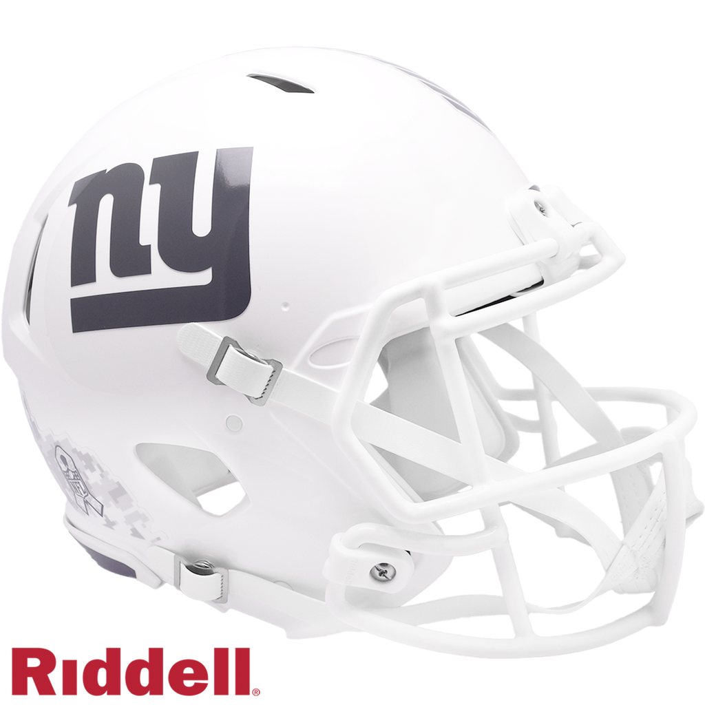 New York Giants Helmet Riddell Authentic Full Size Speed Style Salute To Service 2024