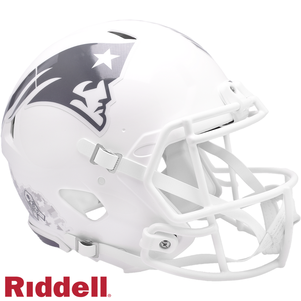 New England Patriots Helmet Riddell Authentic Full Size Speed Style Salute To Service 2024
