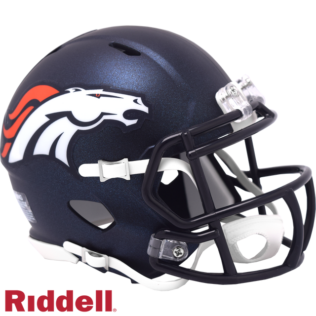 Denver Broncos Helmet Riddell Replica Mini Speed Style 2024