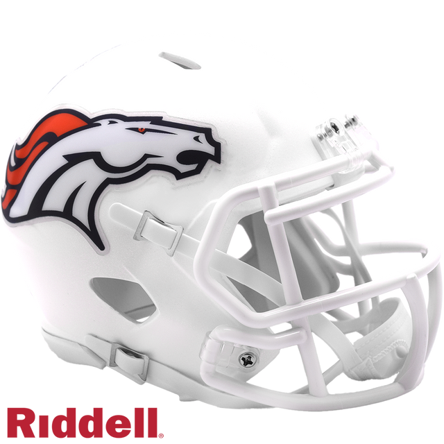 Denver Broncos Helmet Riddell Replica Mini Speed Style On-Field Alternate 2024
