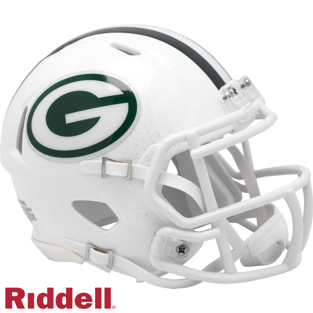 Green Bay Packers Helmet Riddell Replica Mini Speed Style On-Field Alternate 2024