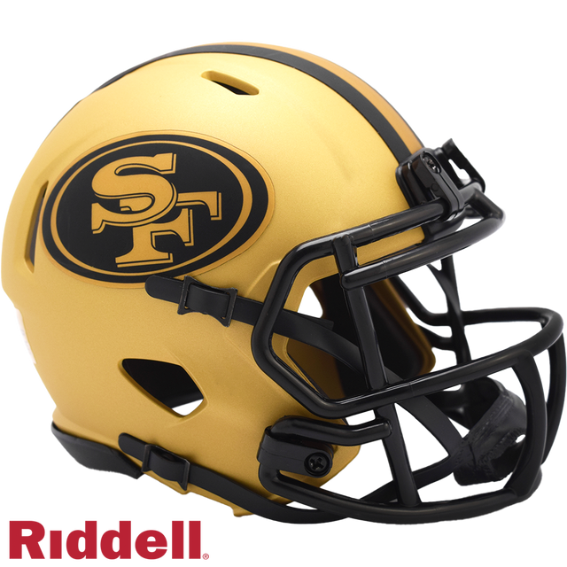 San Francisco 49ers Helmet Riddell Replica Mini Speed Style Rave Alternate