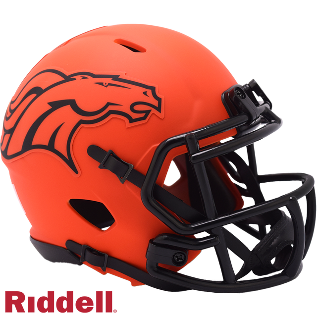 Denver Broncos Helmet Riddell Replica Mini Speed Style Rave Alternate