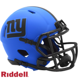 New York Giants Helmet Riddell Replica Mini Speed Style Rave Alternate