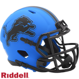 Detroit Lions Helmet Riddell Replica Mini Speed Style Rave Alternate