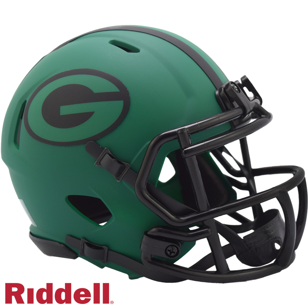 Green Bay Packers Helmet Riddell Replica Mini Speed Style Rave Alternate