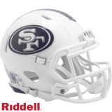 San Francisco 49ers Helmet Riddell Replica Mini Speed Style Salute To Service 2024