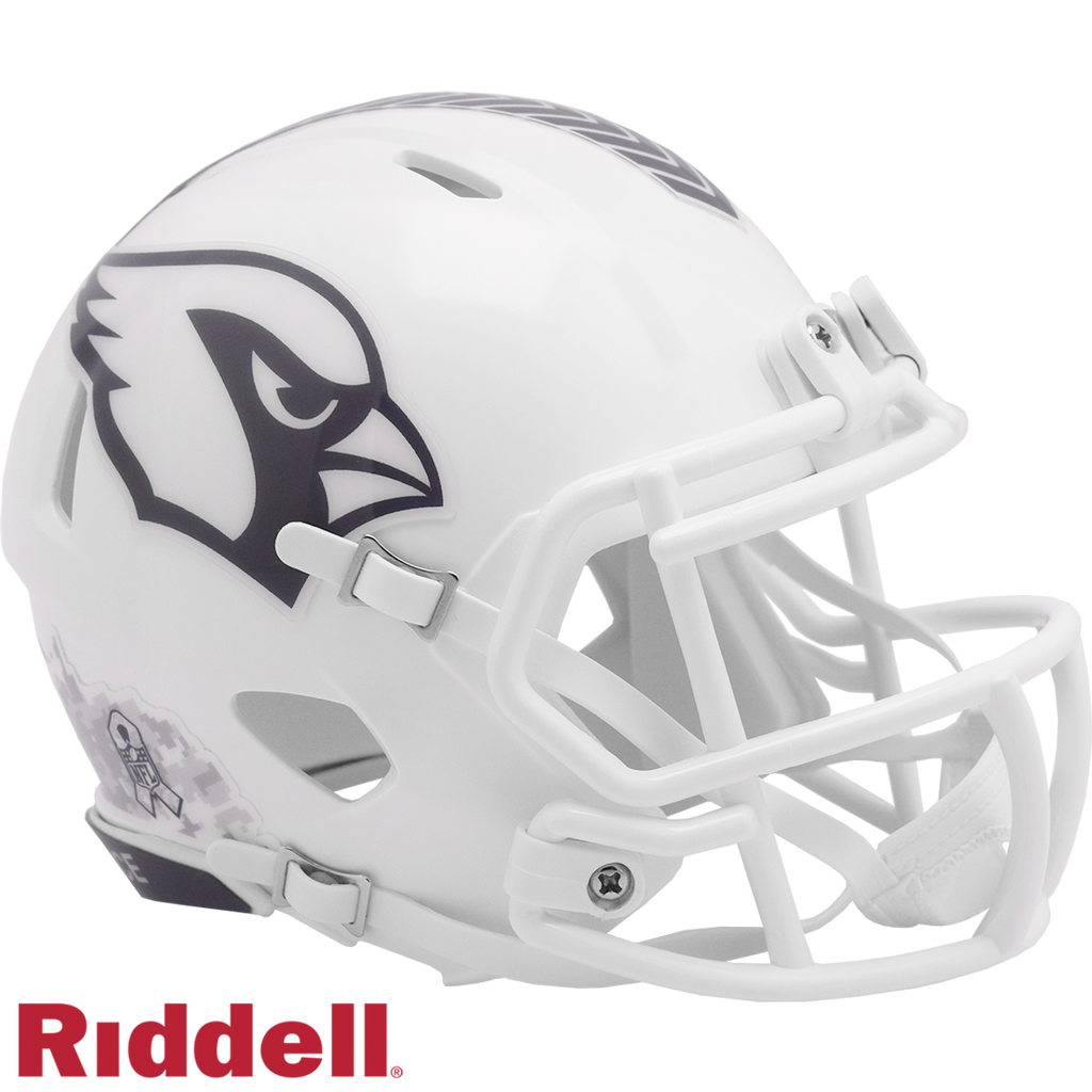 Arizona Cardinals Helmet Riddell Replica Mini Speed Style Salute To Service 2024