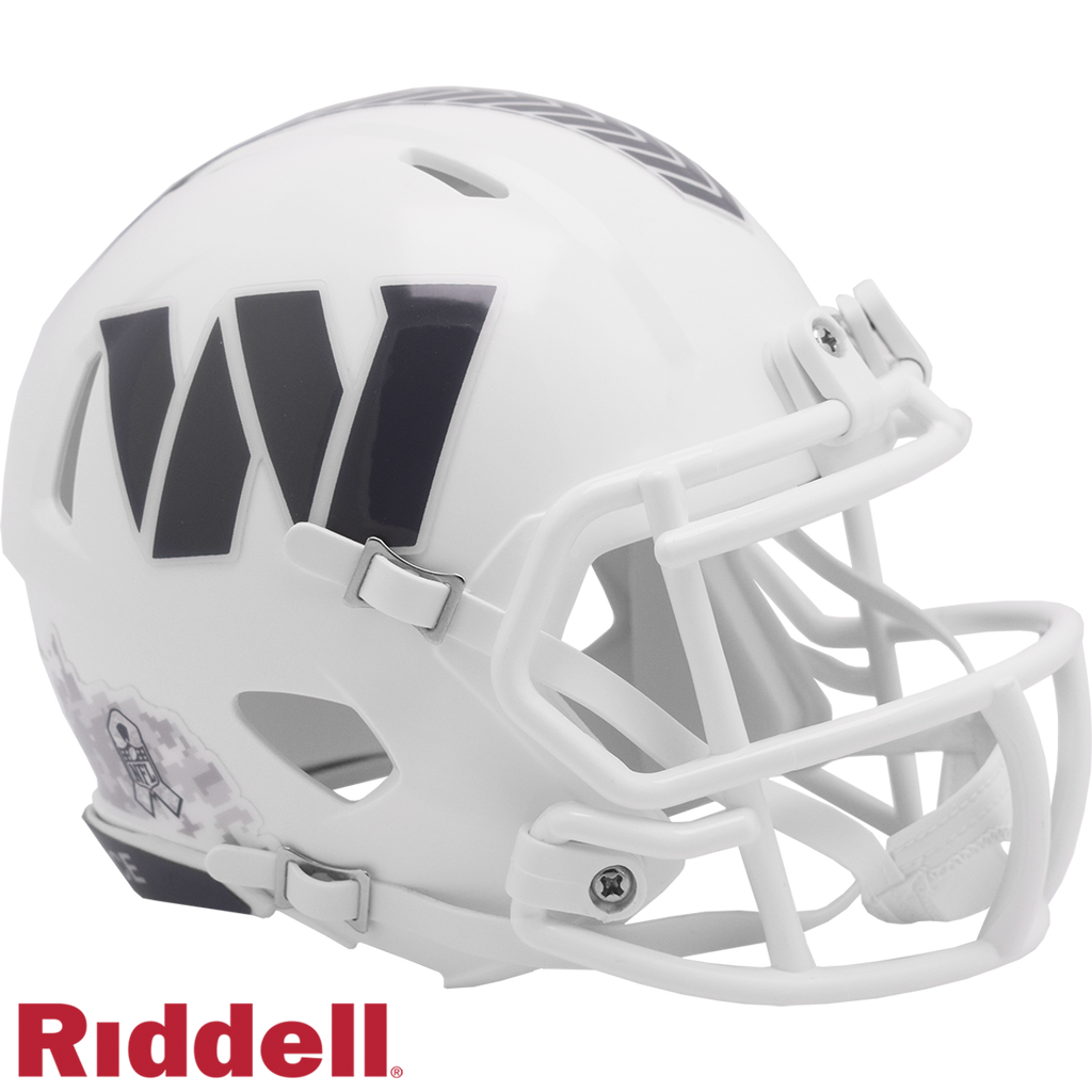 Washington Commanders Helmet Riddell Replica Mini Speed Style Salute To Service 2024
