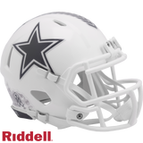 Dallas Cowboys Helmet Riddell Replica Mini Speed Style Salute To Service 2024