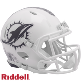 Miami Dolphins Helmet Riddell Replica Mini Speed Style Salute To Service 2024
