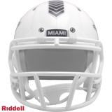 Miami Dolphins Helmet Riddell Replica Mini Speed Style Salute To Service 2024
