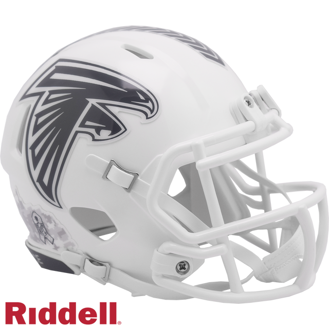 Atlanta Falcons Helmet Riddell Replica Mini Speed Style Salute To Service 2024