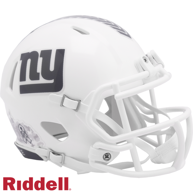New York Giants Helmet Riddell Replica Mini Speed Style Salute To Service 2024