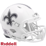 New Orleans Saints Helmet Riddell Replica Mini Speed Style Salute To Service 2024