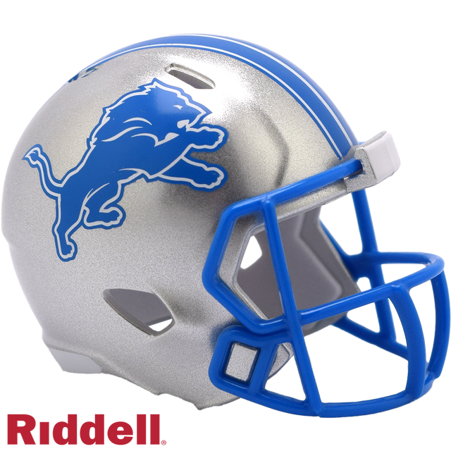 Detroit Lions Helmet Riddell Pocket Pro Speed Style 2024