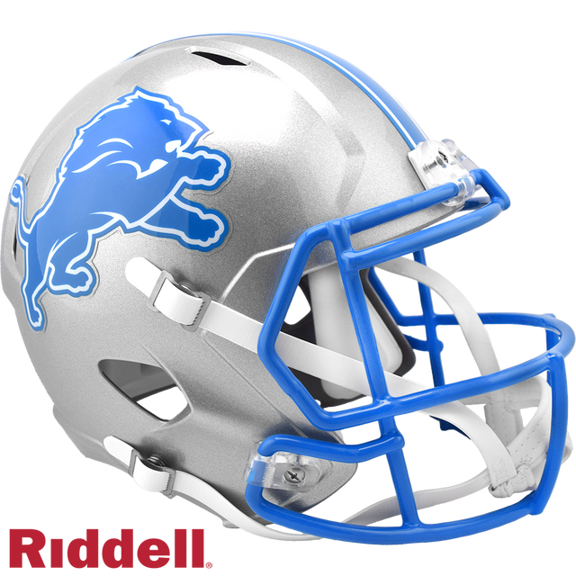 Detroit Lions Helmet Riddell Replica Full Size Speed Style 2024