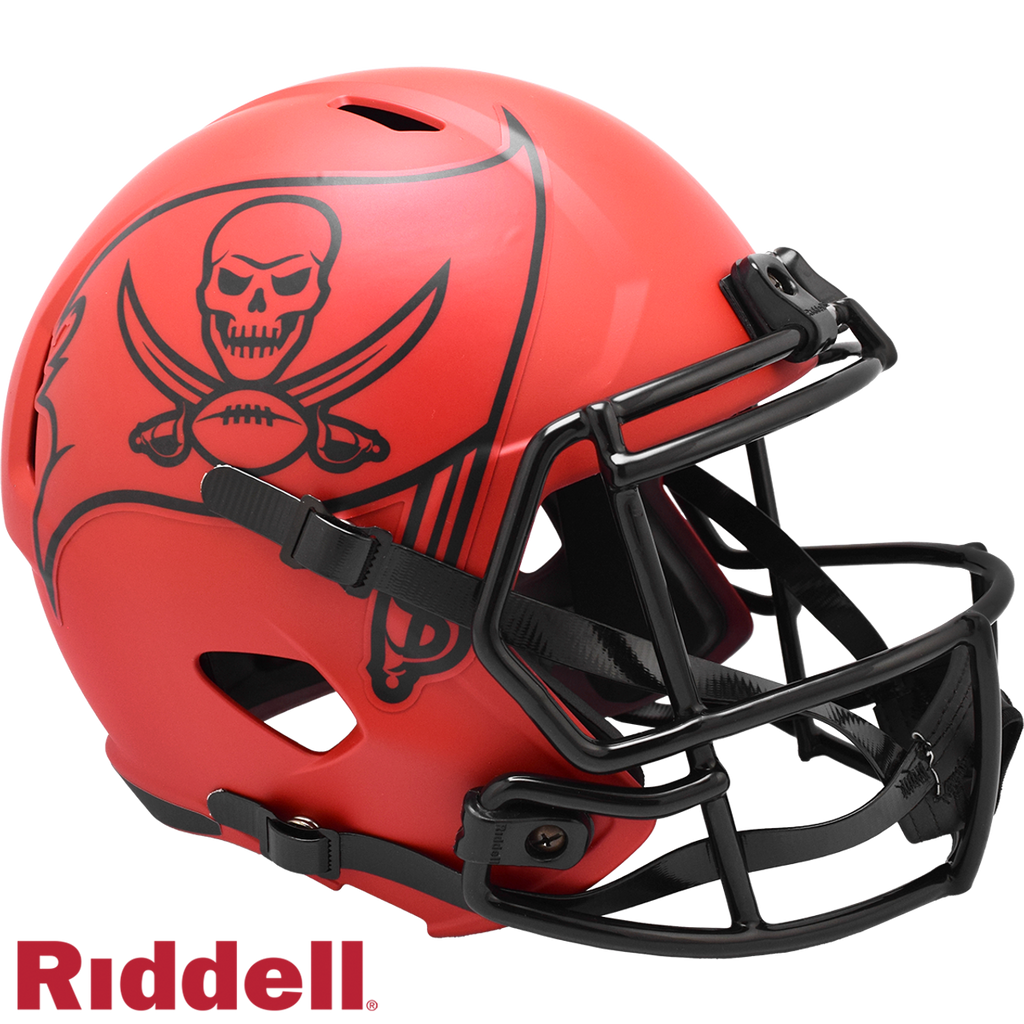 Tampa Bay Buccaneers Helmet Riddell Replica Full Size Speed Style Rave Alternate