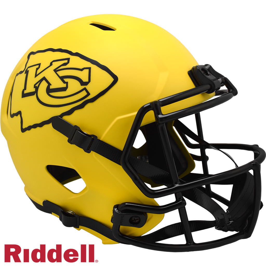 Kansas City Chiefs Helmet Riddell Replica Full Size Speed Style Rave Alternate