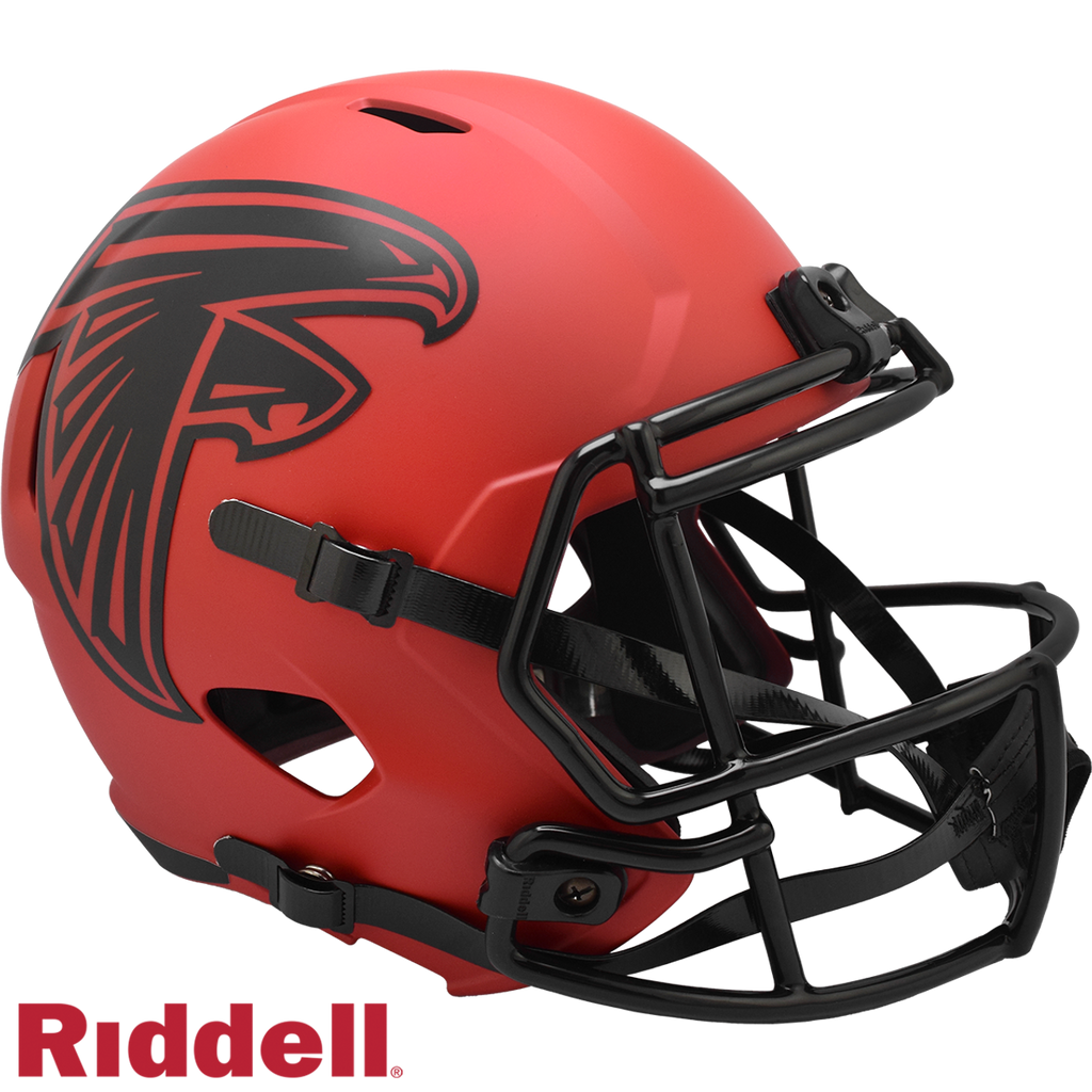 Atlanta Falcons Helmet Riddell Replica Full Size Speed Style Rave Alternate