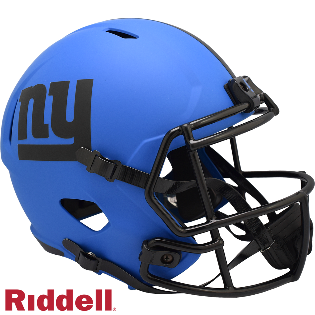New York Giants Helmet Riddell Replica Full Size Speed Style Rave Alternate