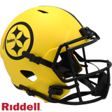 Pittsburgh Steelers Helmet Riddell Replica Full Size Speed Style Rave Alternate