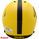 Pittsburgh Steelers Helmet Riddell Replica Full Size Speed Style Rave Alternate