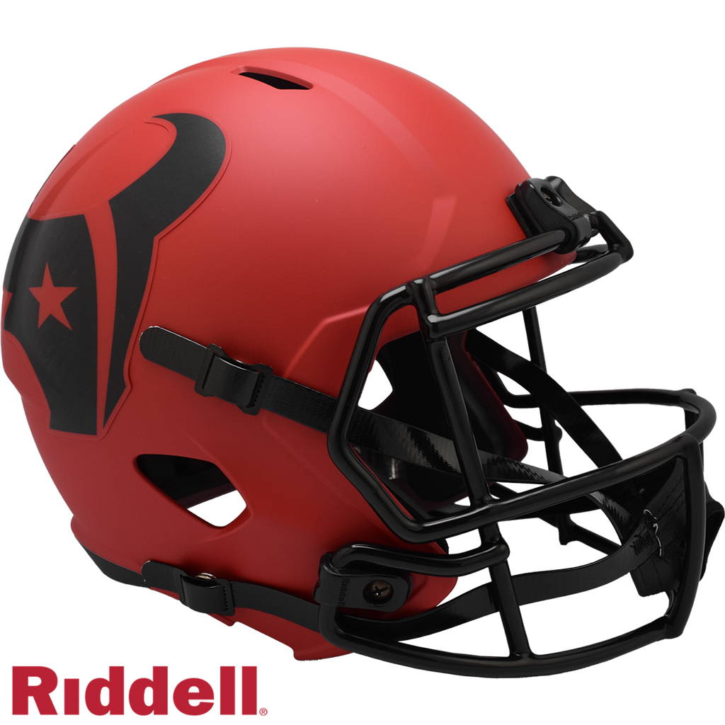 Houston Texans Helmet Riddell Replica Full Size Speed Style Rave Alternate