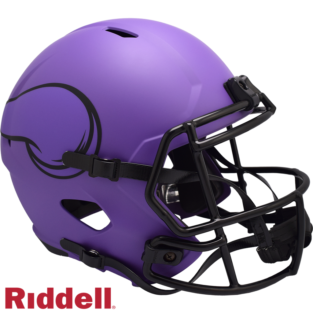 Minnesota Vikings Helmet Riddell Replica Full Size Speed Style Rave Alternate