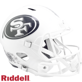 San Francisco 49ers Helmet Riddell Replica Full Size Speed Style Salute To Service 2024