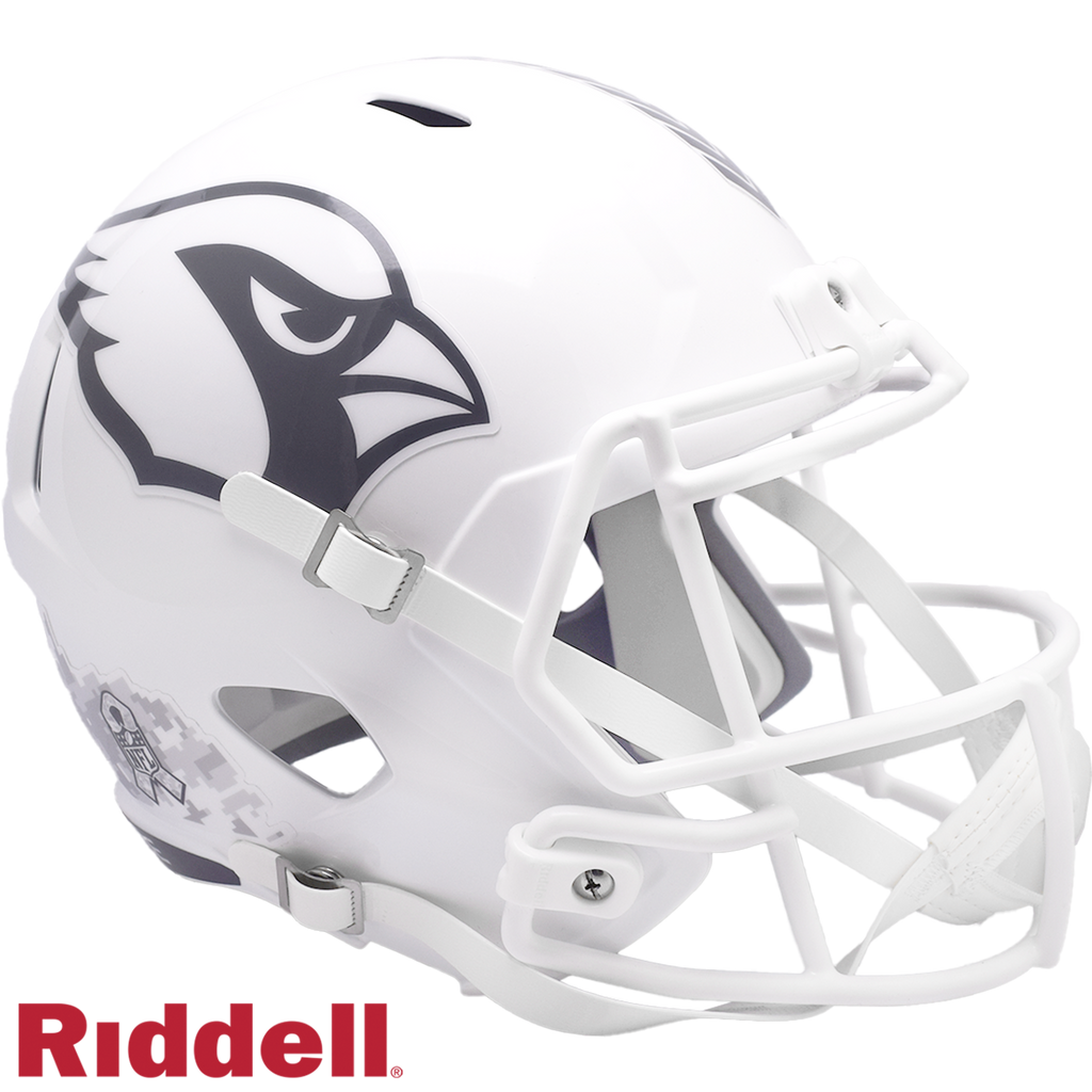 Arizona Cardinals Helmet Riddell Replica Full Size Speed Style Salute To Service 2024