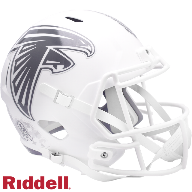 Atlanta Falcons Helmet Riddell Replica Full Size Speed Style Salute To Service 2024