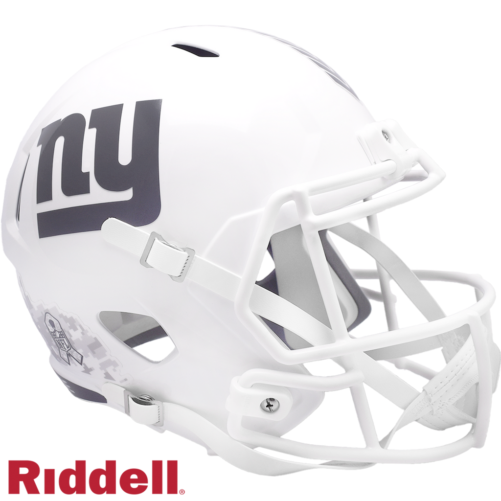 New York Giants Helmet Riddell Replica Full Size Speed Style Salute To Service 2024