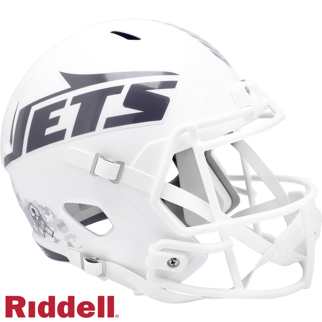 New York Jets Helmet Riddell Replica Full Size Speed Style Salute To Service 2024