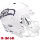 Seattle Seahawks Helmet Riddell Replica Full Size Speed Style Salute To Service 2024