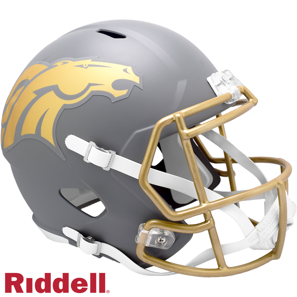 Denver Broncos Helmet Riddell Replica Full Size Speed Style Slate Alternate 2024
