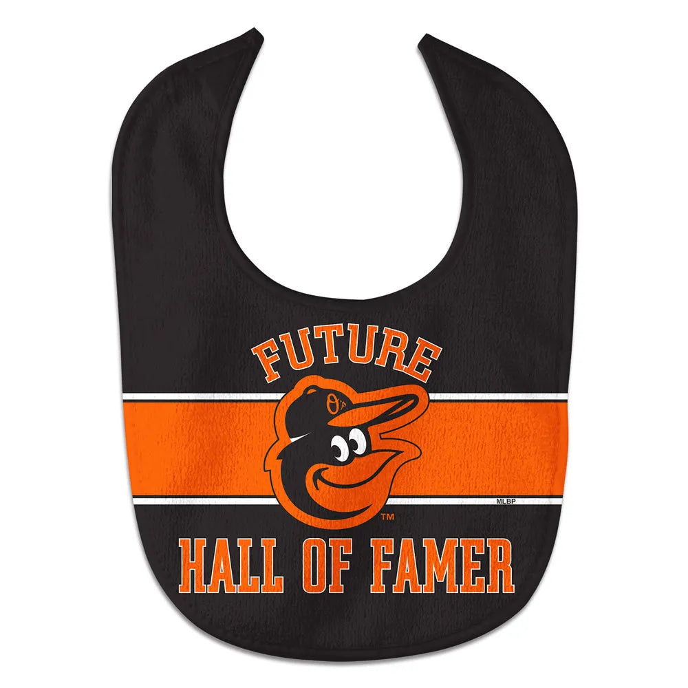 Baltimore Orioles Baby Bib All Pro Style Future Hall of Famer - Special Order