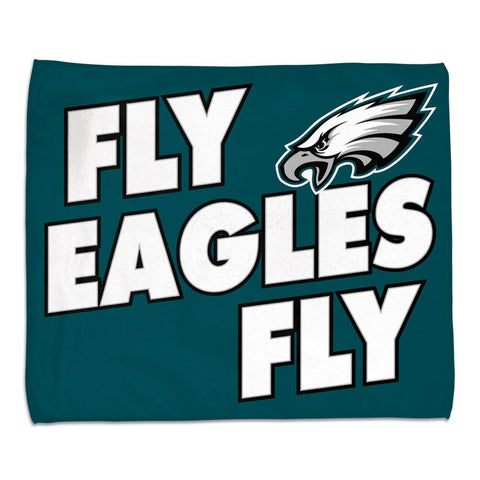 Philadelphia Eagles Towel 15x18 Rally Style Full Color