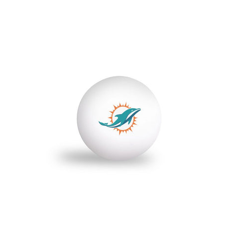 Miami Dolphins Ping Pong Balls 6 Pack