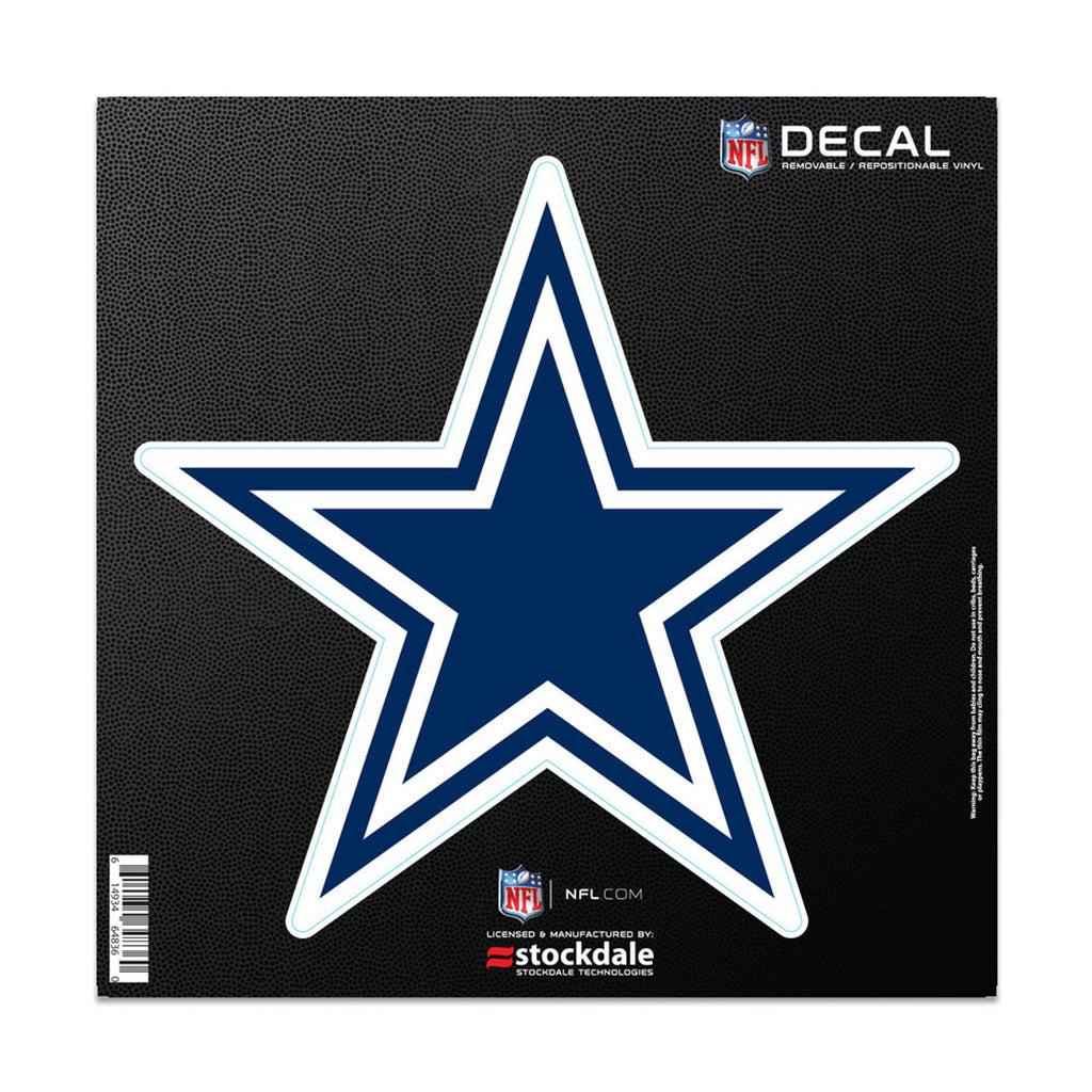 Dallas Cowboys Decal 6x6 All Surface Logo - Special Order
