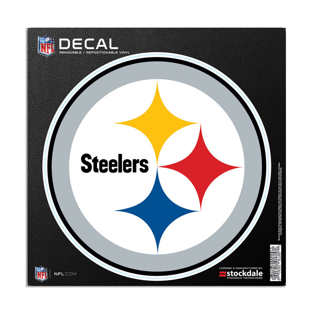 Pittsburgh Steelers Decal 6x6 All Surface Logo