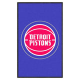 Detroit Pistons 3X5 High-Traffic Mat with Durable Rubber Backing