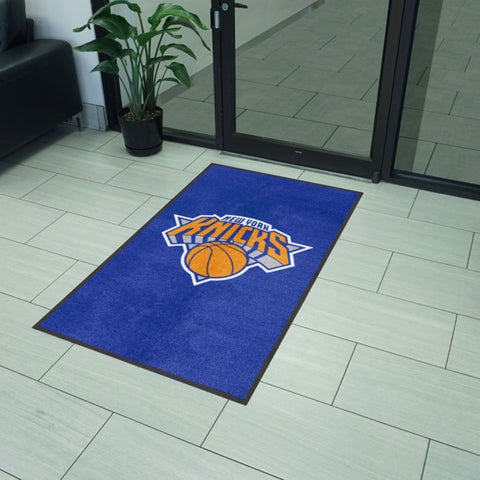 New York Knicks Knicks 3X5 High-Traffic Mat with Durable Rubber Backing
