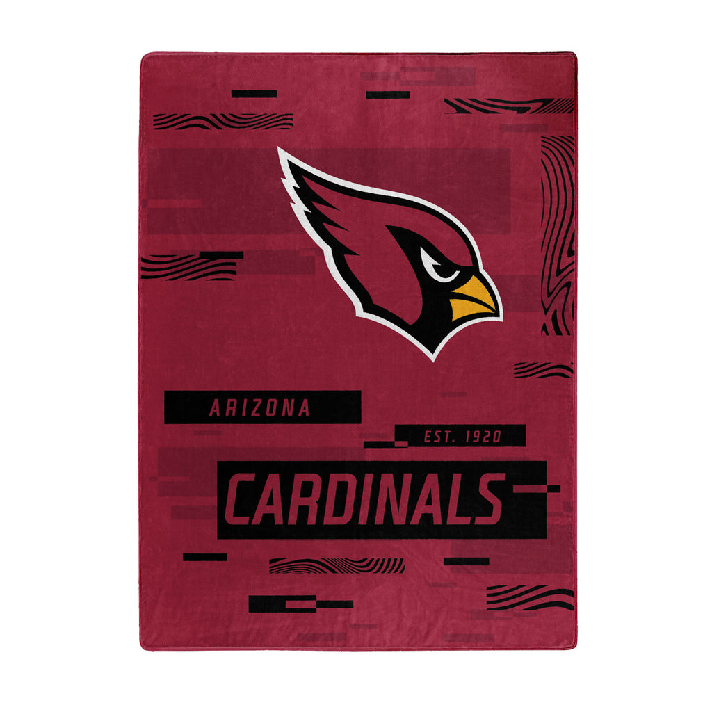 Arizona Cardinals Blanket 60x80 Raschel Digitize Design