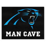 Carolina Panthers Man Cave All-Star Rug - 34 in. x 42.5 in.